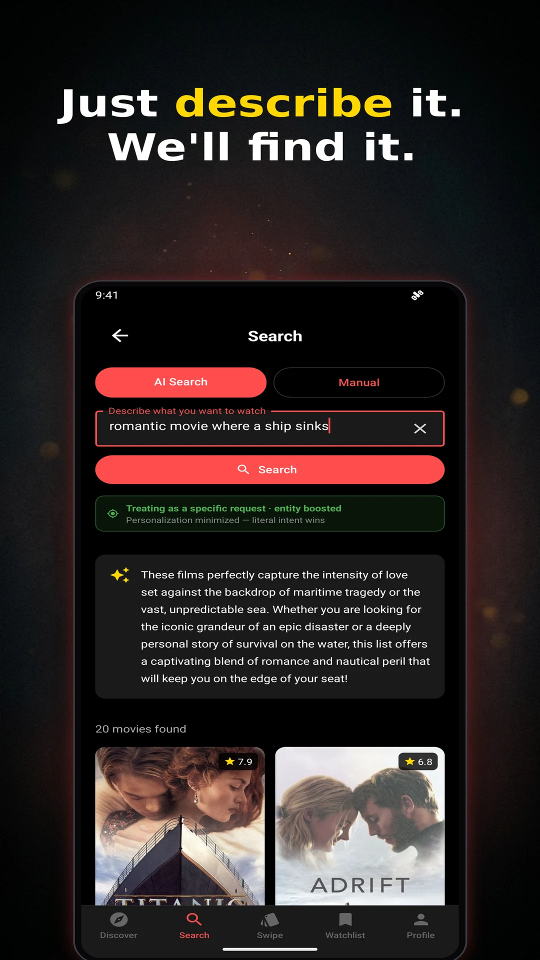 Movik: Movie Recommendations screenshot